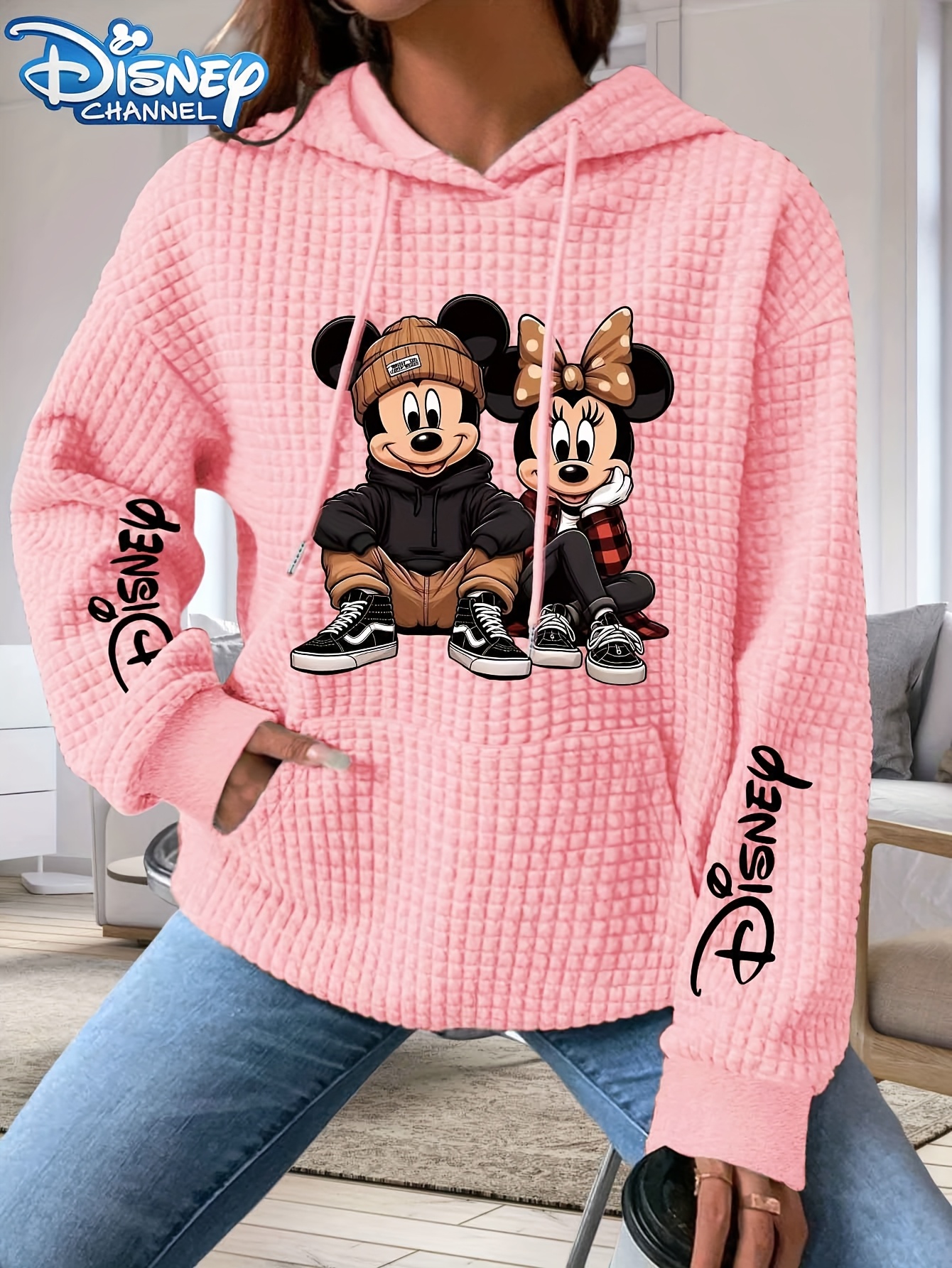 Dames Mickey & Minnie Mouse Officieel Gelicentieerde Hoodie