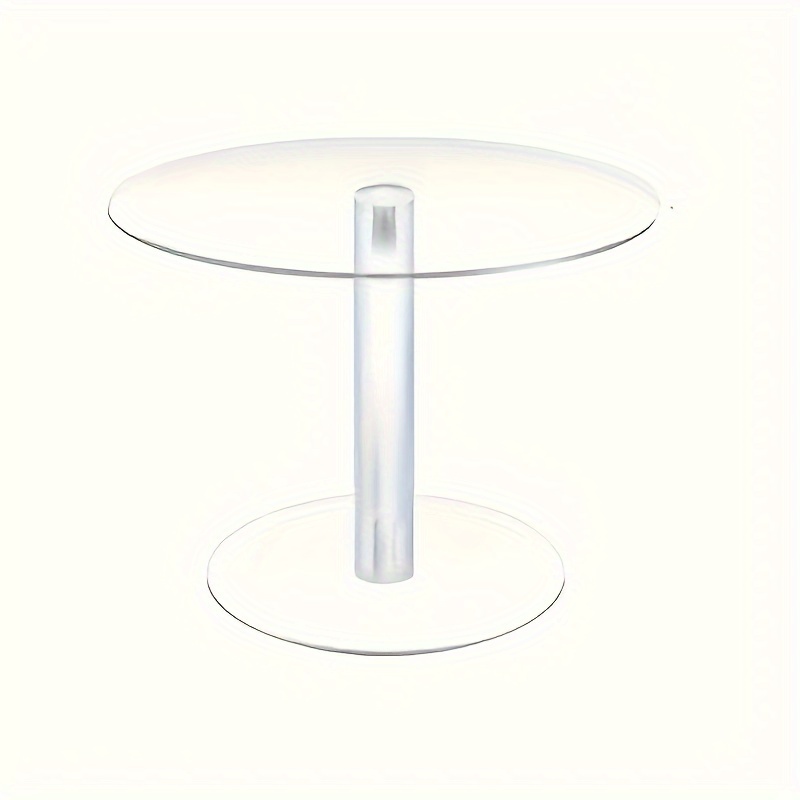 Image of 1pc Acrylic Cake Stand Cupcakes Dessert Display Rack Party Birthday Table Decoration Stand Wedding Event Supplies Additions Reusable