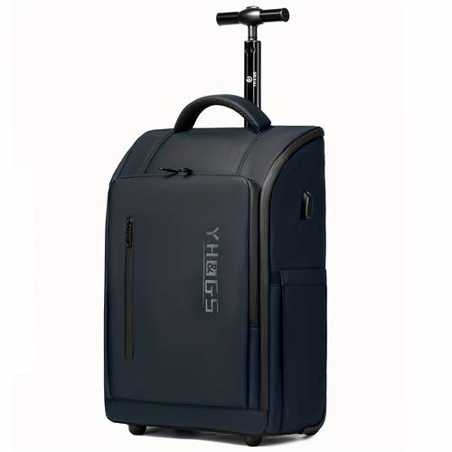 rolling backpack backpack with wheels for business commuter carry on backpack with laptop compartment 6 inch laptop wheeled backpack for