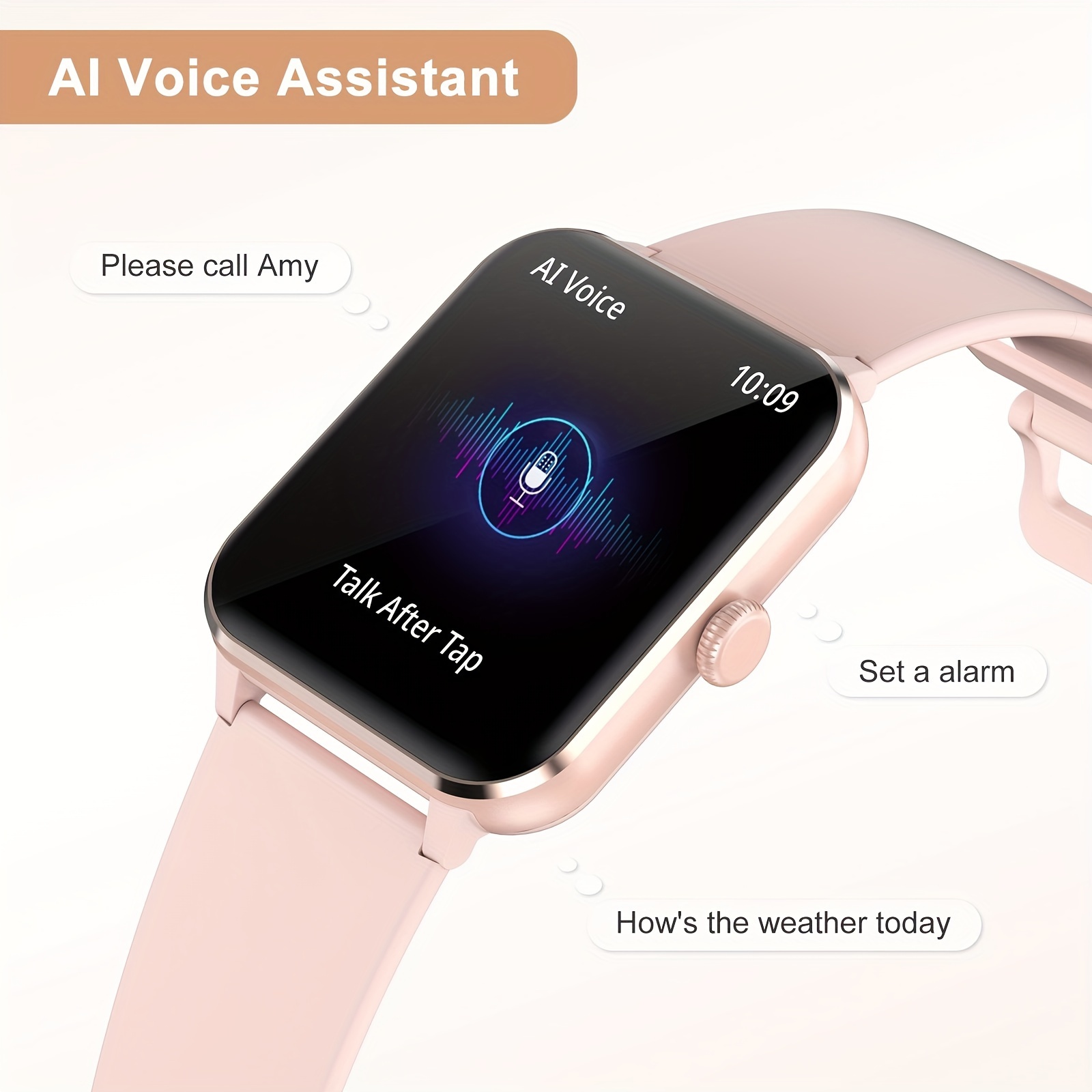 smartwatch for man women call answer dial   assistant   83 inch sports smartwatch fitness tracking monitor with pedometer calorie distance   valentines day gift birthday gift Product details 8