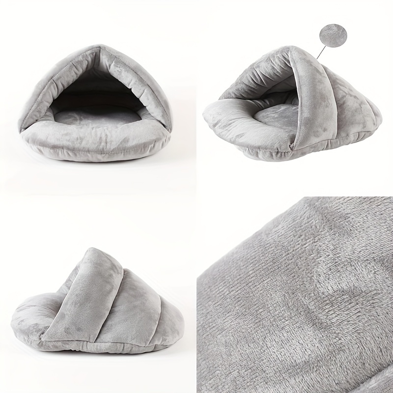 1pc  -style cat bed - durable chew-resistant polyester,    , no assembly needed,   for indoor cats & small dogs, soft pet bed for home decor, cute cat bed Product details 3