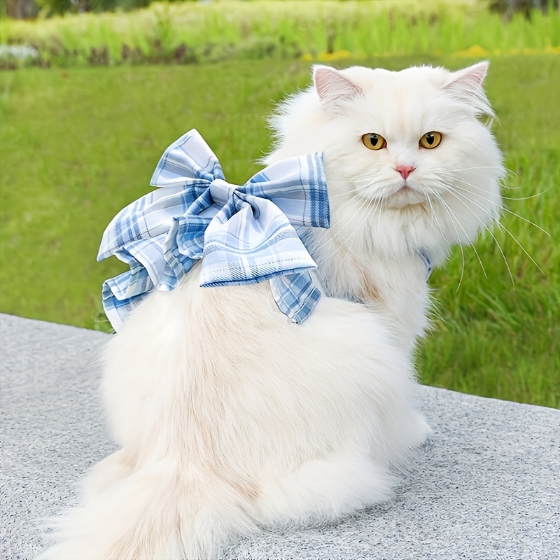 Dog Dress Bow Tie Harness and Leash Set