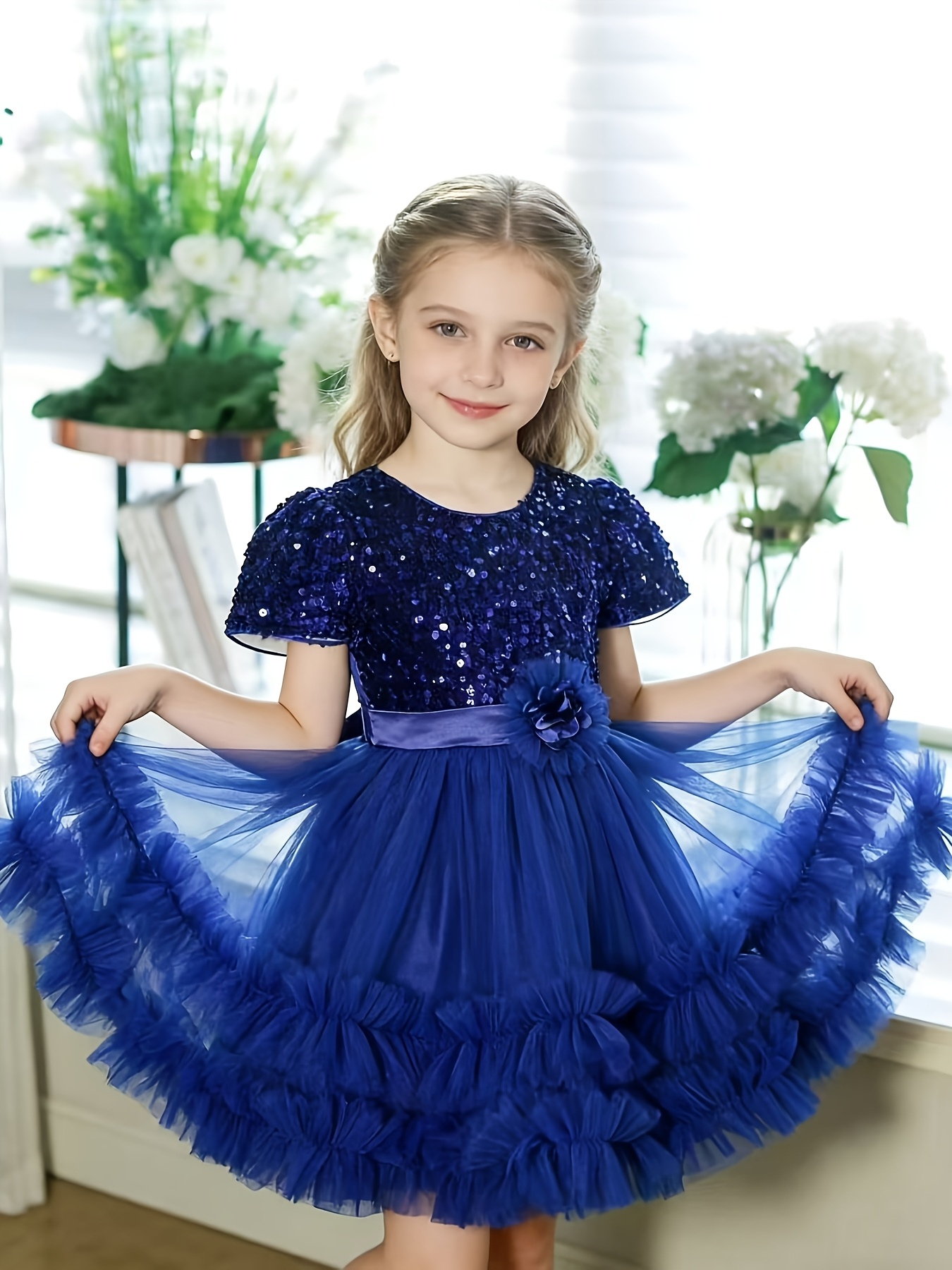 glitter dresses for girls - United Kingdom