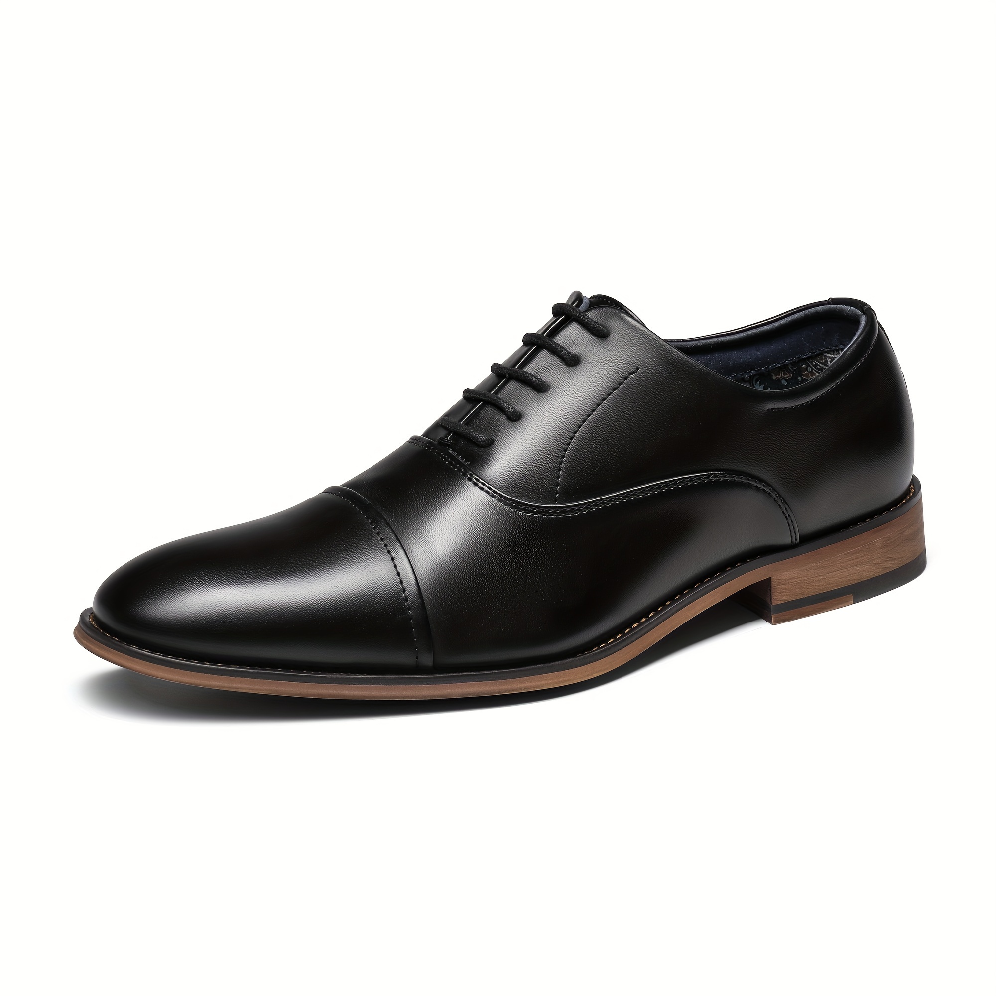 mens oxfords formal dress shoes men's shoes temu - Temu