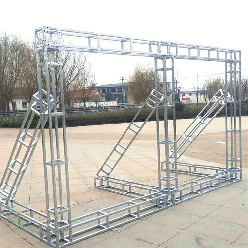 3pcs sturdy square box truss tent system dj lighting temporary portable stage outdoor indoor 100 x 20 x 20cm 39 x 8 x 8inch