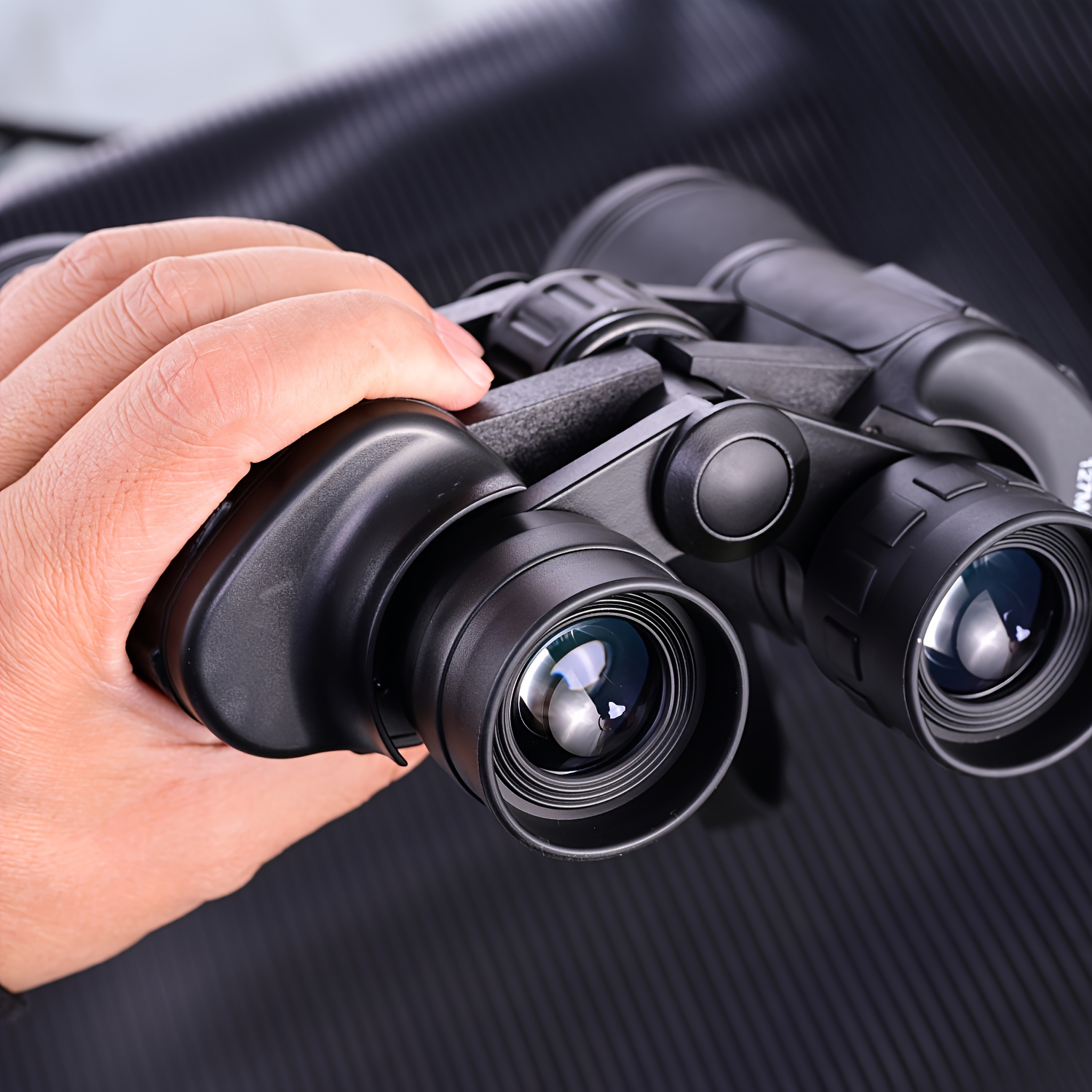 High-Definition 10x50 Binoculars for Bird Watching & Concerts - Large 50mm Lens, Perfect for Hunting & Fishing, Durable ABS Material