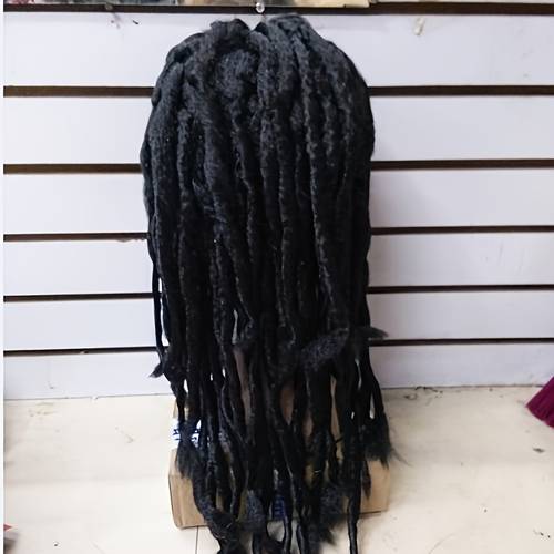 synthetic dreadlock long stretch mesh cap straight hair style for all