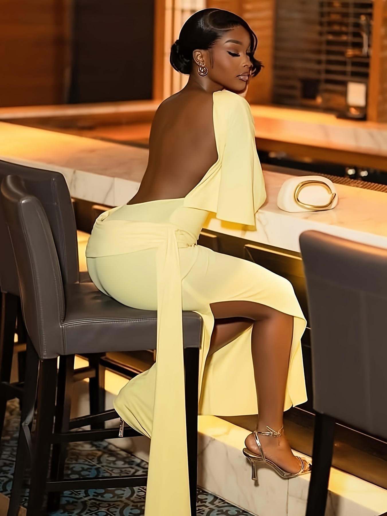 cross-neck a-line mini dress in ivory CROISSANT MINI DRESS IN IVORY SILK SATIN AND LACE – DE LA VALI OFFICIAL