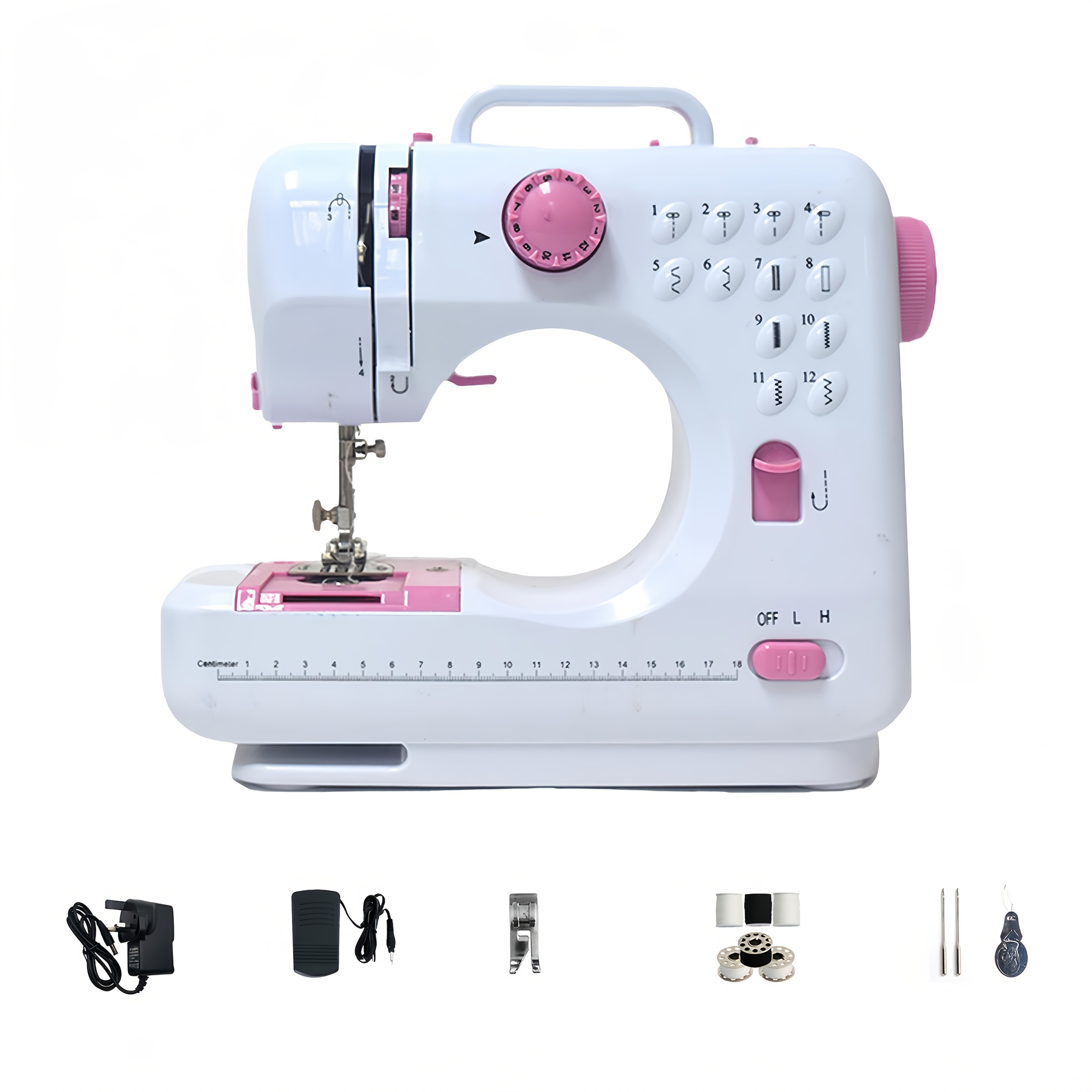 TEMU Sewing Machine 505a Sewing Machine 12 Needle Electric Sewing Machine Sewing Machine Home Double Thread Sewing Machine Beginner Sewing Machine Uk