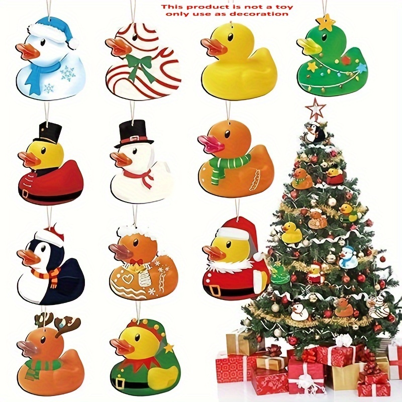 

24pcs Ornaments For Christmas Tree - Holiday Party Decorations, No Power Needed