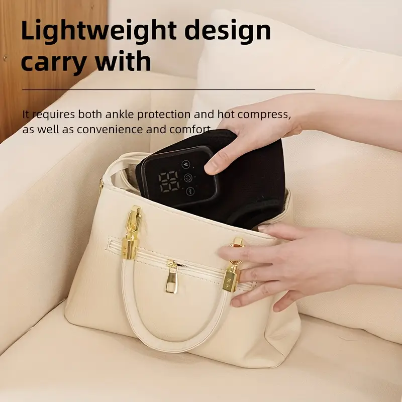 heating massager, 2-pack ankle relaxation massagers with three massage and adjustable temperatures, usb, lcd display, portable design – gift Product details 1