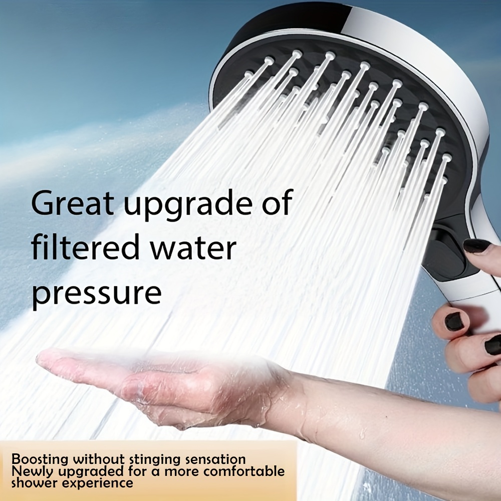 3pcs Pressure-Enhancing Showerheads Set for Home Use