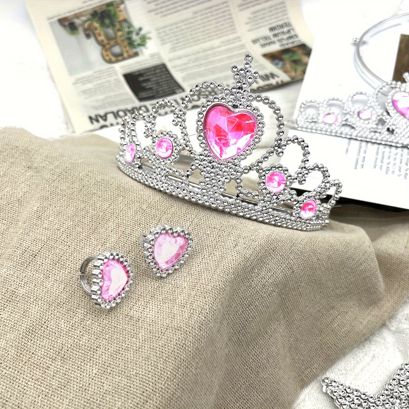 princess dress set 12 12 princess wands 12 rings Temu New Zealand