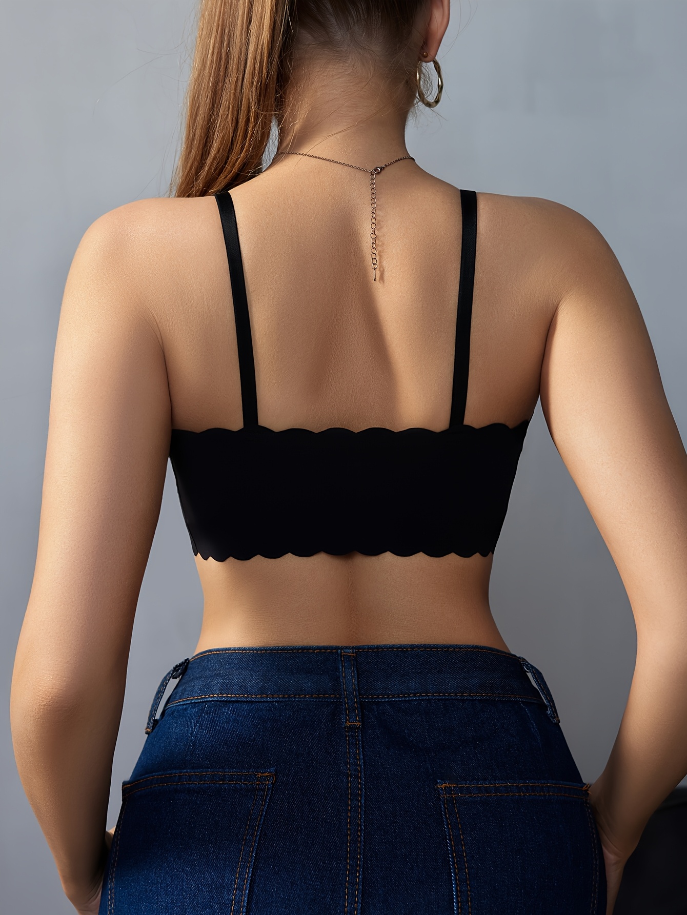 set of 2 sexy and minimalist casual womens wireless bras with removable padding for a comfortable   black apricot 2