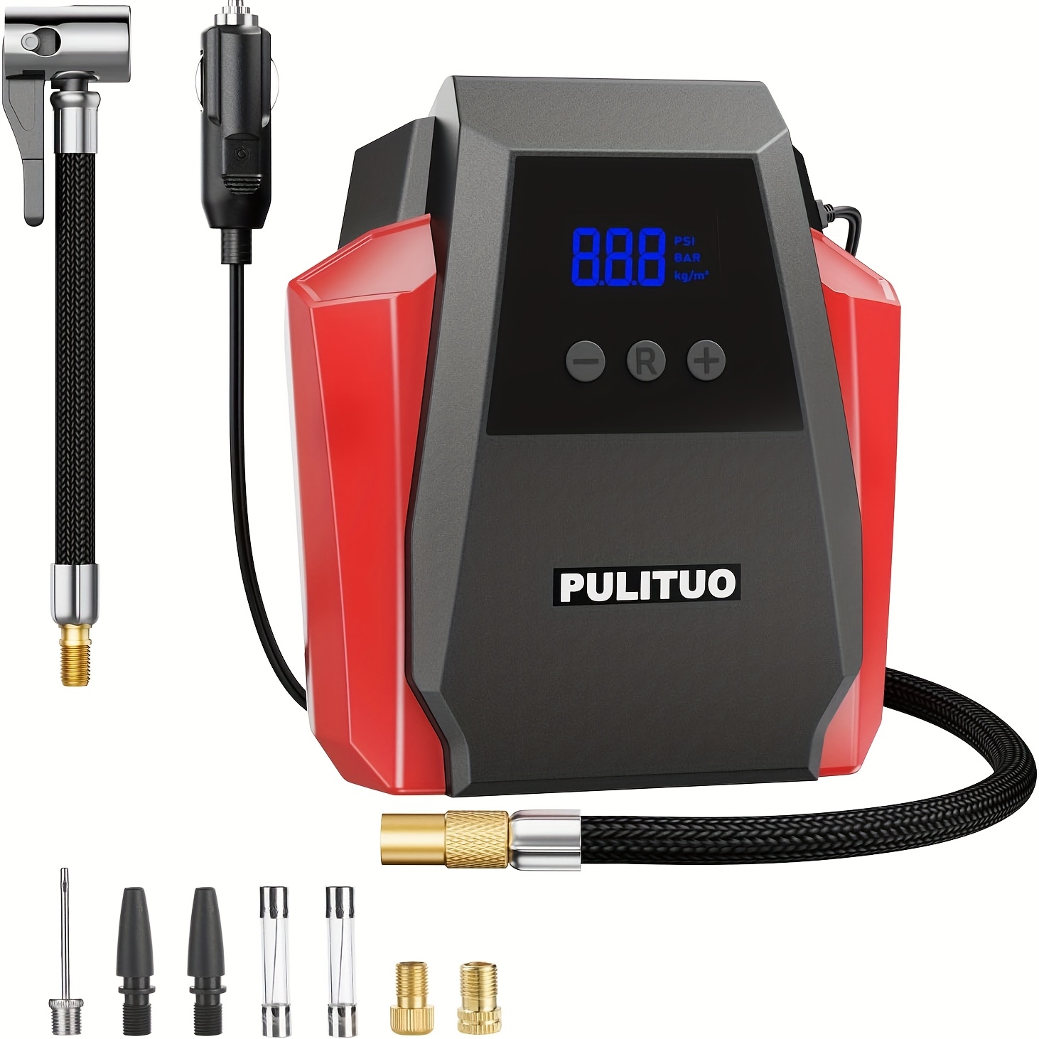 Gonfiatore Digale Per Pneumatici DC 12 Volt Compressore D'aria