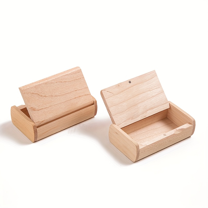 Vintage Wooden Jewelry Box, Portable Organizer