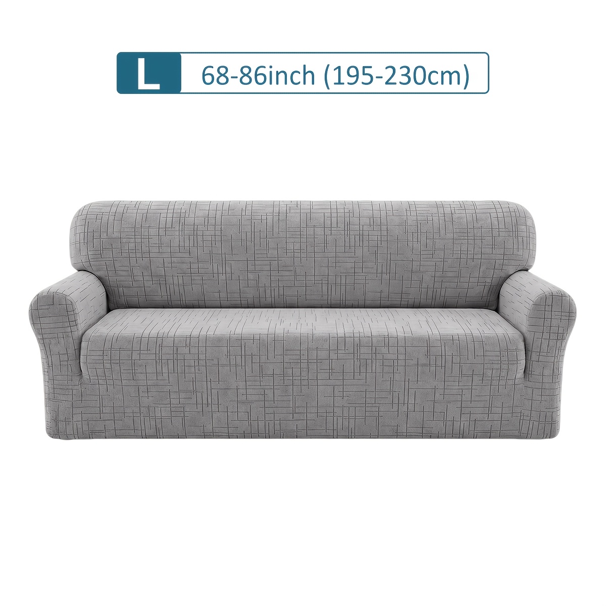 TEMU 1pc 1/2/3/4-seater Sofa Cover, Jacquard Shaggy Sofa Protector, , Suitable For , Sofa