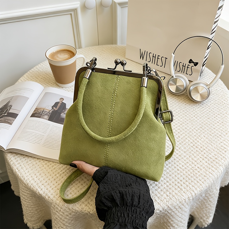 TEMU Retro-style Bag, Trendy Clutch Bag With A Flap Opening, Versatile Handbag With Simple Yet Combinations, High-end Women's Small Crossbody Bag