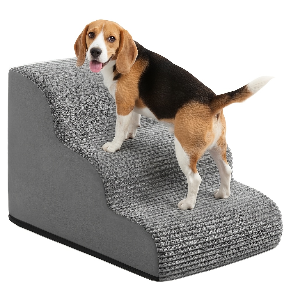 Stairs Suitable For Small Dogs, Non-slip Pet Steps With Removable Washable Cover, Gentle Slope Ramp For Bed, Sofa, Carrier - Use For Puppies, Pets, Bedside Access