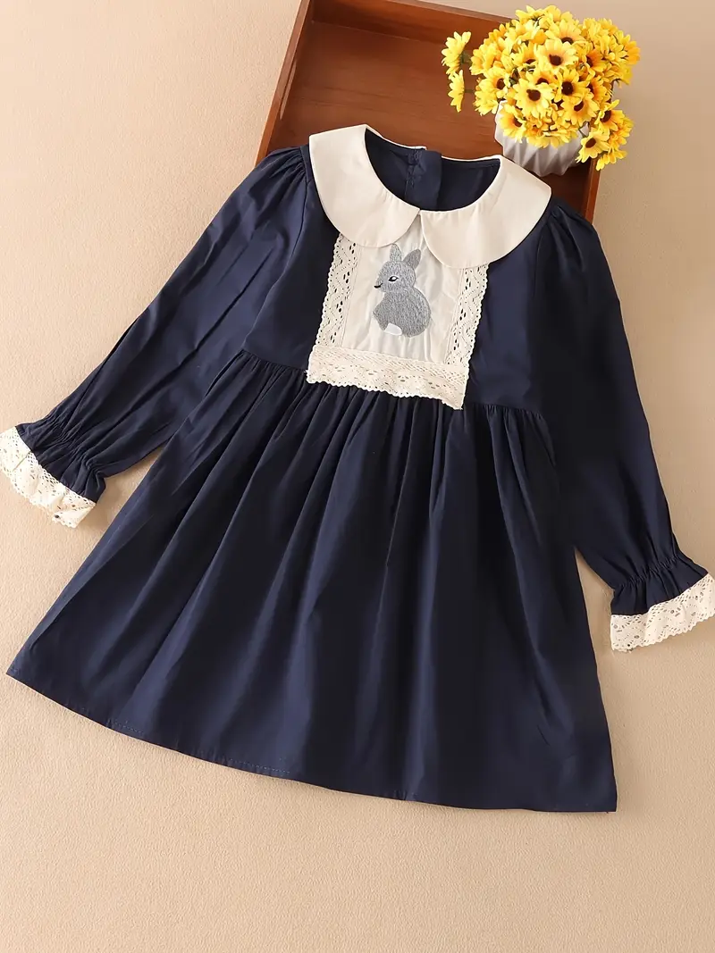 girls navy blue christmas dress Starry Fairy Navy Blue Girls Kids Christmas Dress