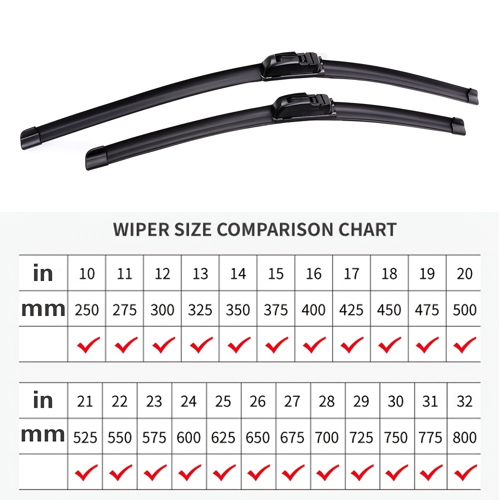 High-Definition, Silent Advanced Car Wiper, Universal U-Hook Blade, Durable Replacement Part, Enhancing Visibility