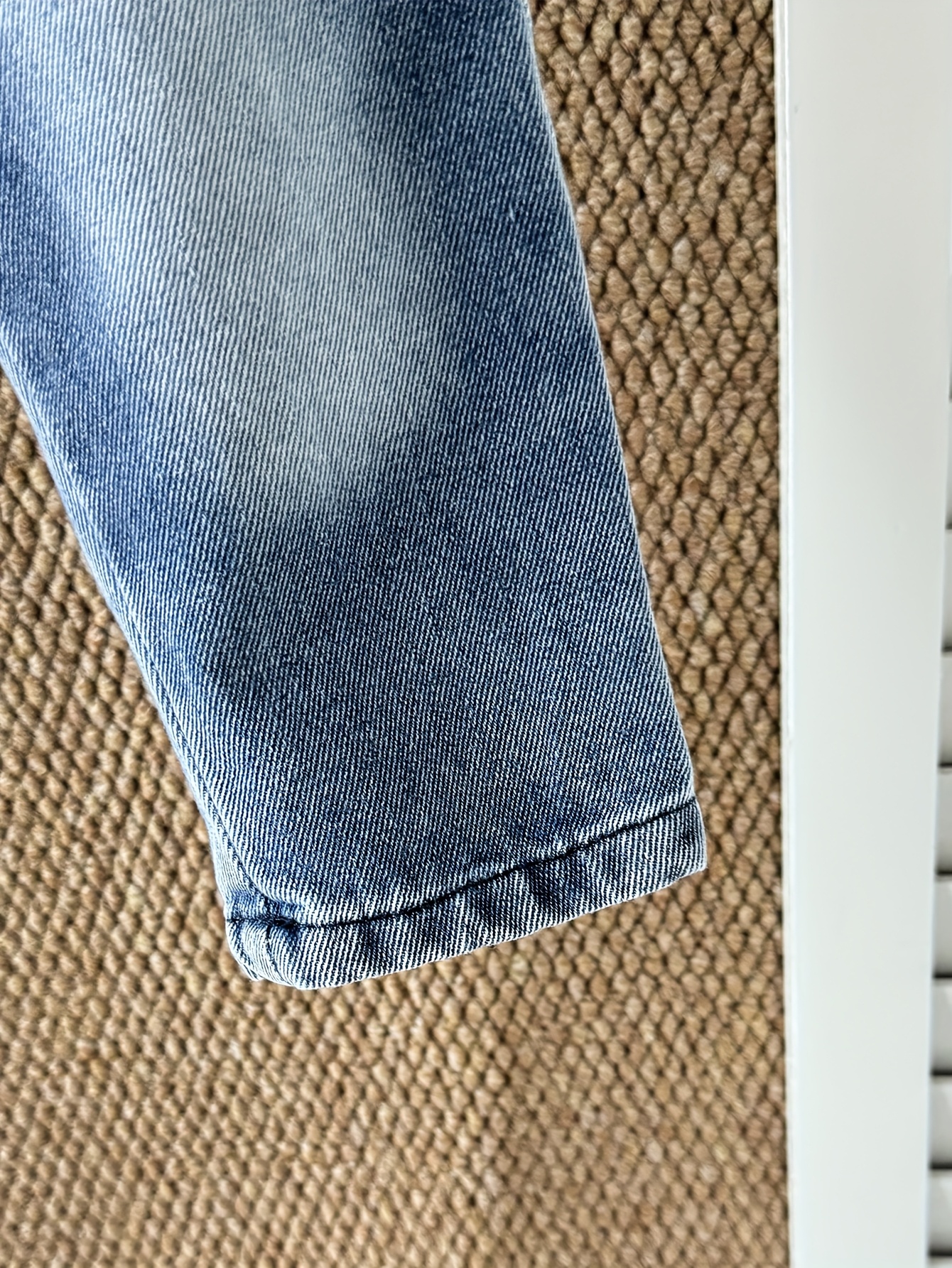2pcs baby boy denim jeans set striped   neck long sleeve comfortable and versatile for fall winter for outdoor Product details 1