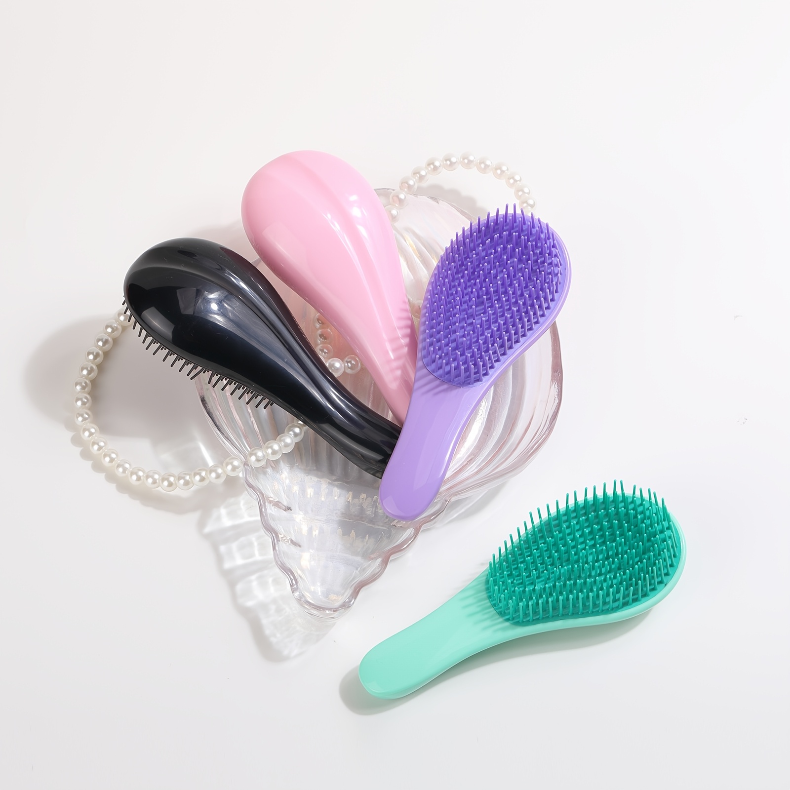 Detangling Hair Brush with Soft Flexible Bristles