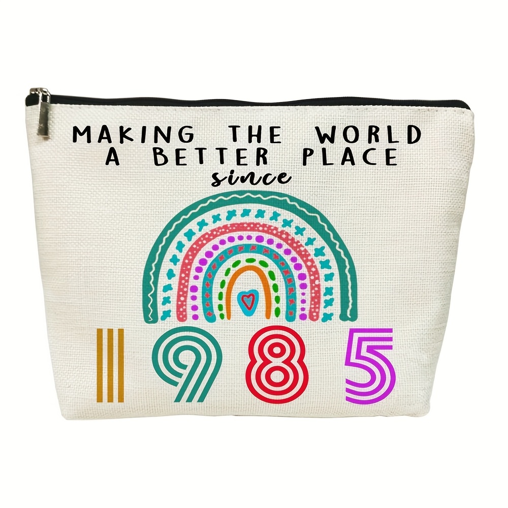 Image of 1pc 40th Birthday Gifts For Women, 40 Year Old Birthday Gifts Cosmetic Bags, Funny 40th Birthday Gift For Her Makeup Bag, Gift For 40th Birthday Party