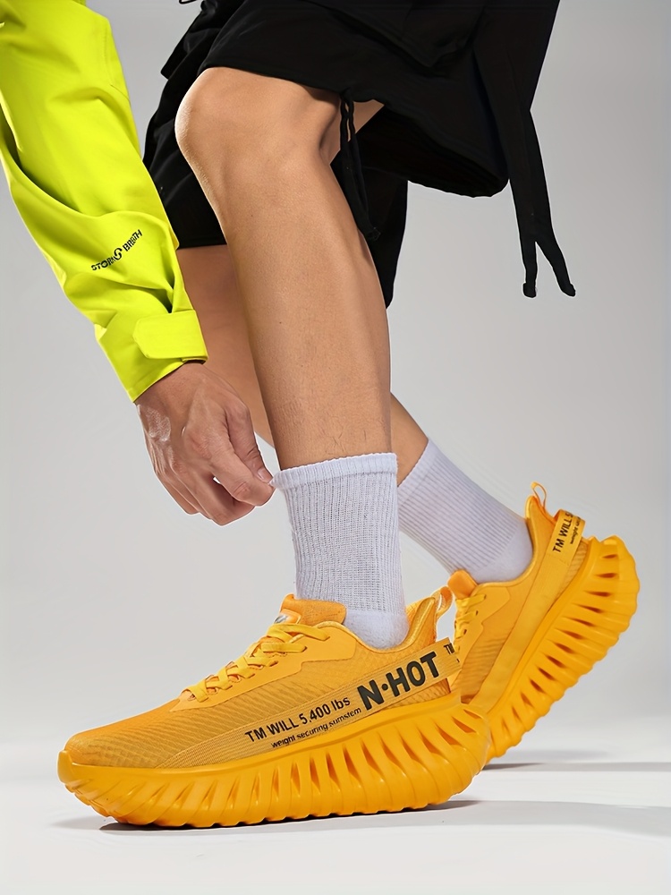 Sneakers, Men's Outdoor Trail Running Shoes, Breathable, Shock Absorption, Lightweight, Soft Sole, Training Mesh, Casual Fashion