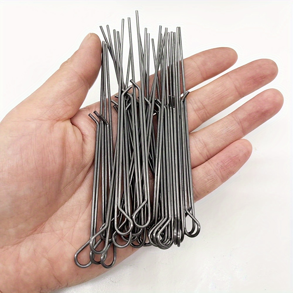 30pcs Candle Wick Holders Candle Tools Smooth Iron Wick Clips For Candle Making Tools 11cm