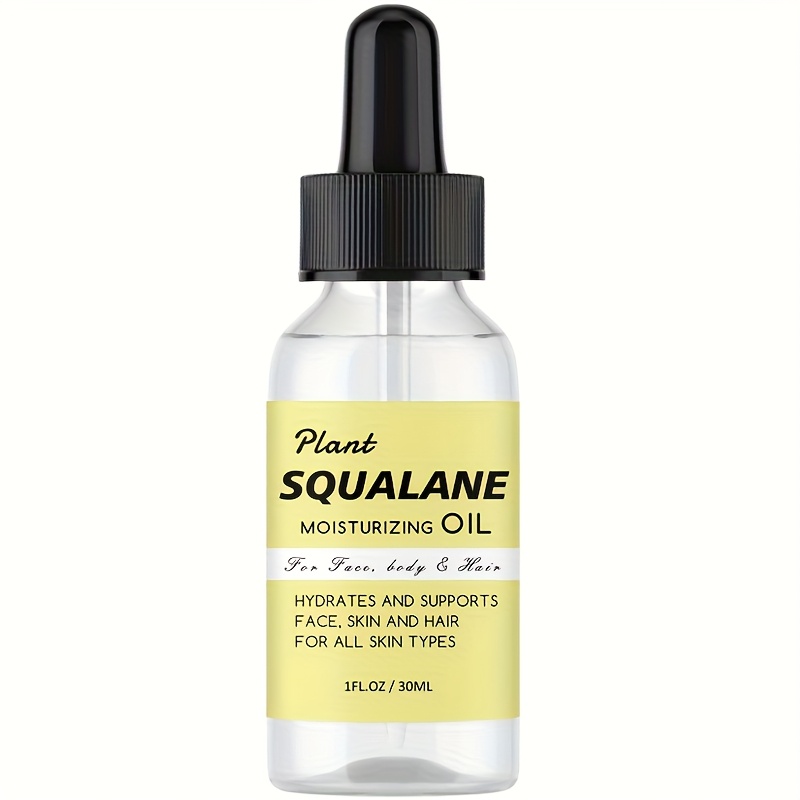 Plant Squalane Essential Oil For Face, Body, Hair, And Moisturize 1fl.oz/30ml