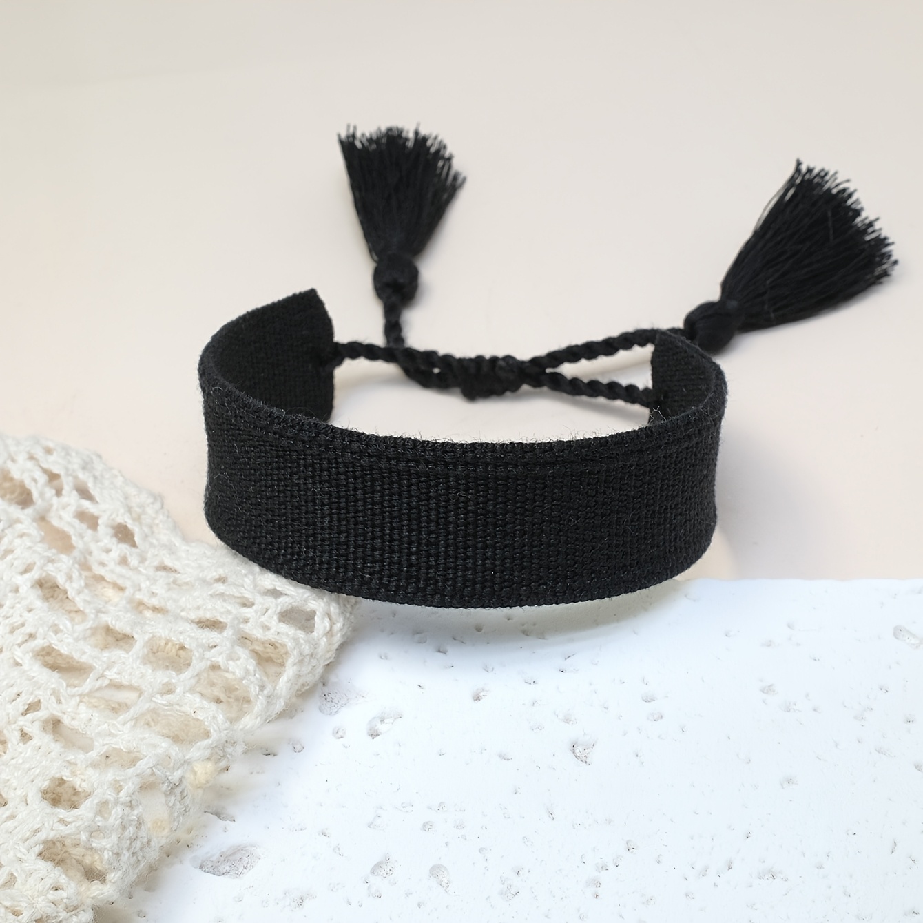A Stylish And Simple Vintage Tassel Hand-woven Boho Casual Friendship Bracelet, Suitable For , Family, Holiday Gifts, Parties, And Travel Wear, For Teenager