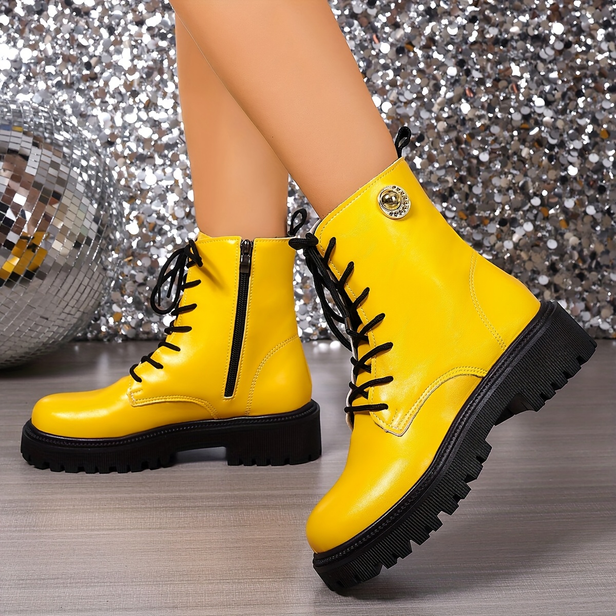 靴 YELLOW SHORT BOOTS Lsize 靴 YELLOW SHORT BOOTS Lsize Men's Low