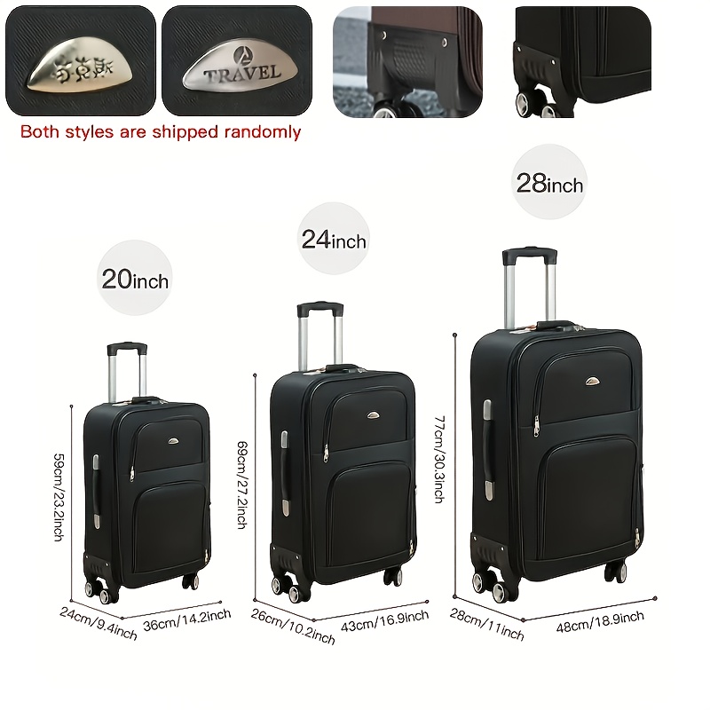3pcs large suitcase set 20 24 28 heavy duty luggage with tsa locks 360 spinner wheels telescopic handle carry on checked bags for business travel family vacations durable airline luggage set with zipper closure password lock and soft shell design ideal for men women hand washable cleaning 20 24 and 28 suitcases travel luggage set luggage with wheels mini suitcase suitcase for women wide handle luggage Product details 5