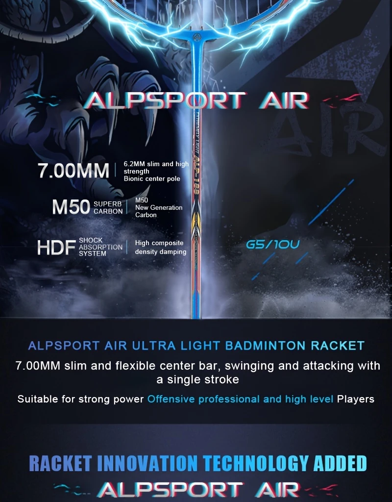 fiber badminton set double carbon fiber badminton alp black golden high strength carbon fiber 10u g6 support 30lbs 100 official genuine suitable for outdoor sports training competition details 1