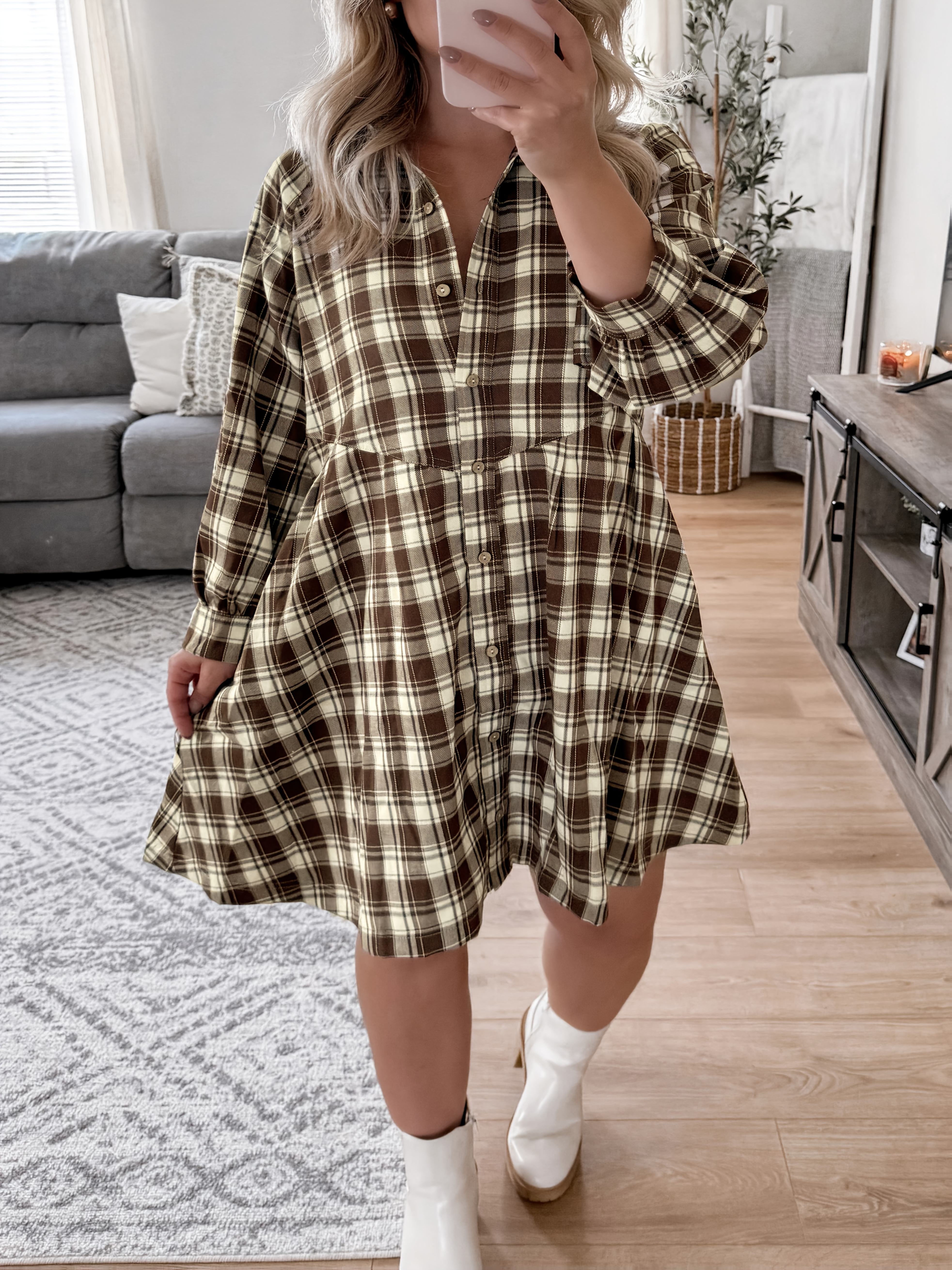 plus size plus size directional field lattice dress plus