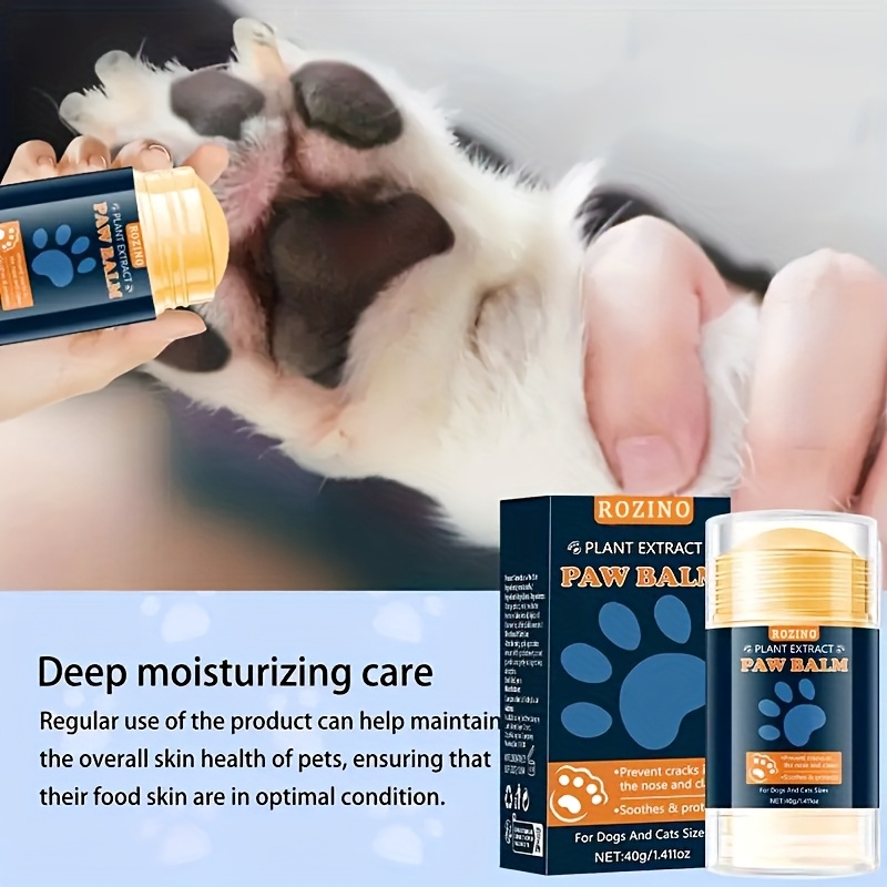 TEMU Best Dog Paw Wax Moisturizing Cream | Coconut Oil And Silicone-based, Forms Invisible Barrier, Protects And Dry And Cracked Paws And Nostrils -