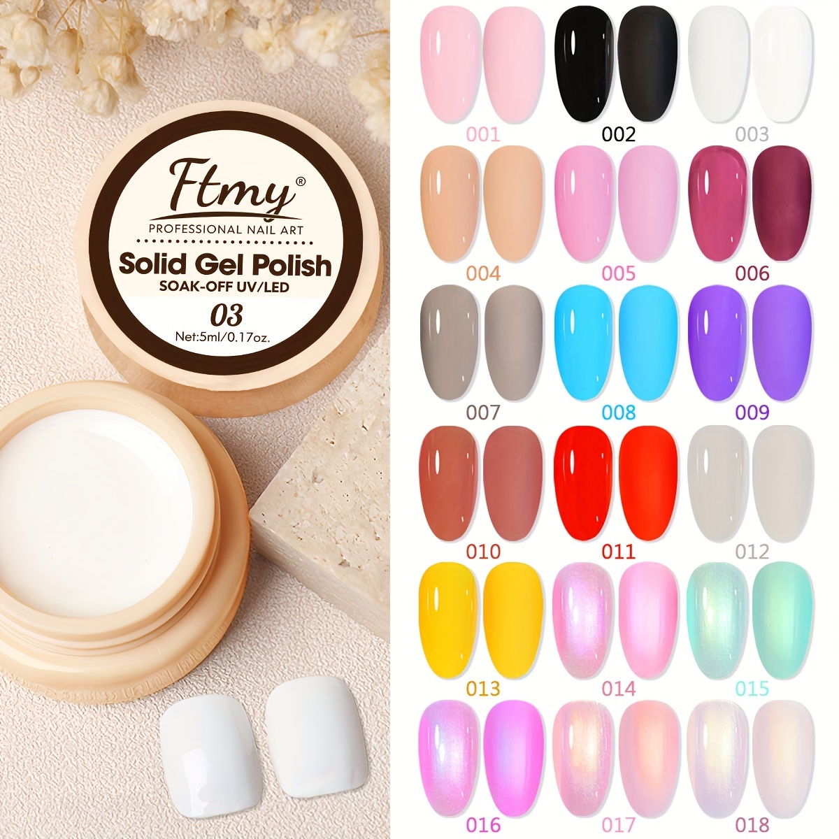 

Solid Gel Nail Polish, Pinkish Black Yellow Red Purple Cream Pudding Gel Polish Soak Off Uv Led, Nail Art Design Manicure Solid Mud Gel Polish For Home/salon