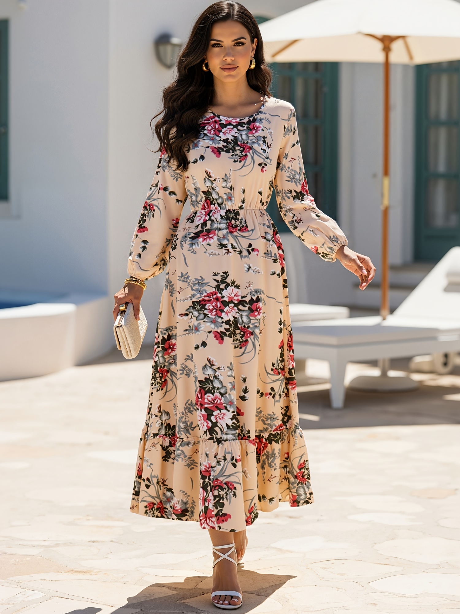 bodycon long sleeve dress Sleeves V-Neck Lace Top Wedding with Chiffon and a sexy open cruise style A Complete Guide To Size:us-4