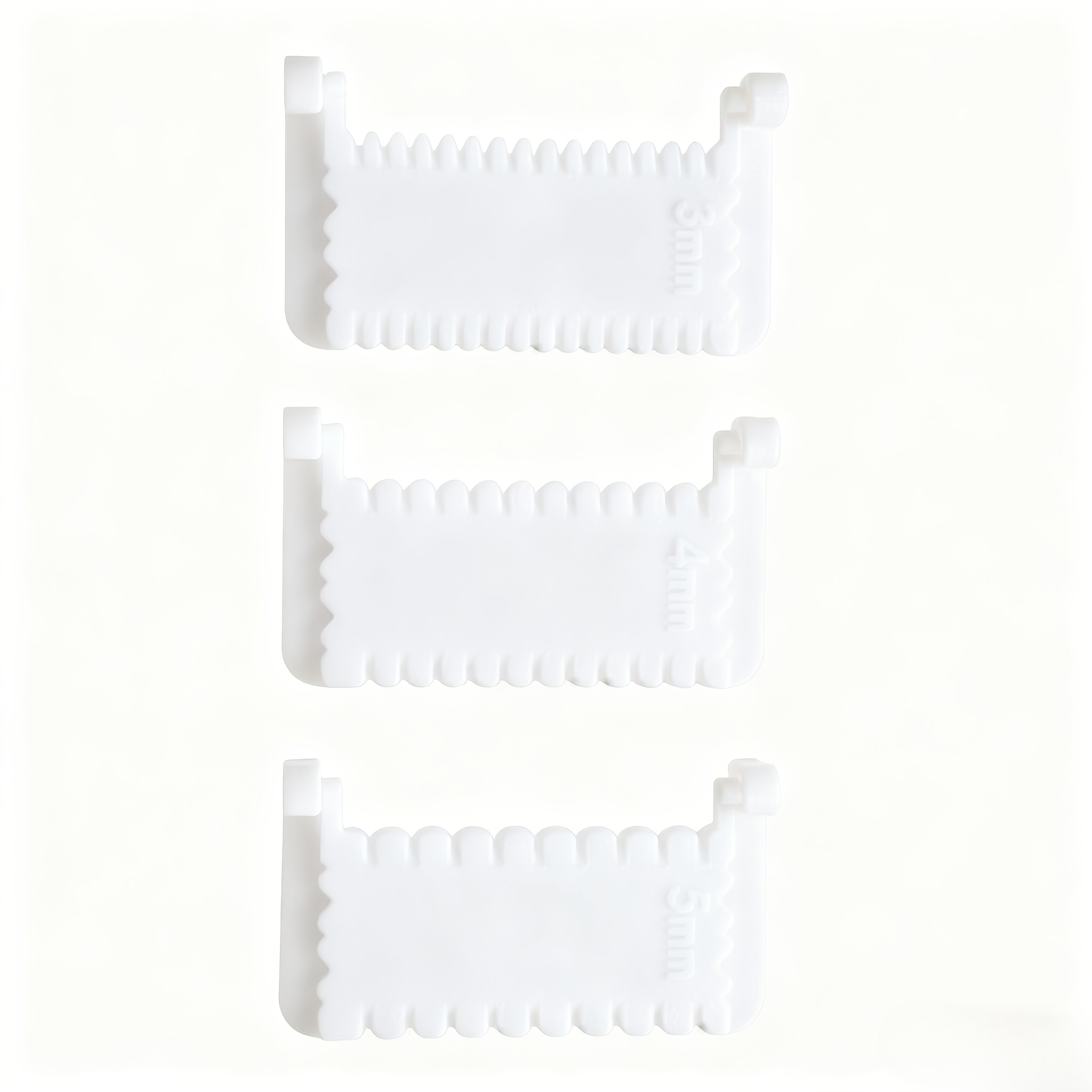TEMU Ensemble d'outils de tricot 3 pièces avec aiguilles de verrouillage en plastique tricolore, aiguilles de coupe de fil et dispositifs de bordure.