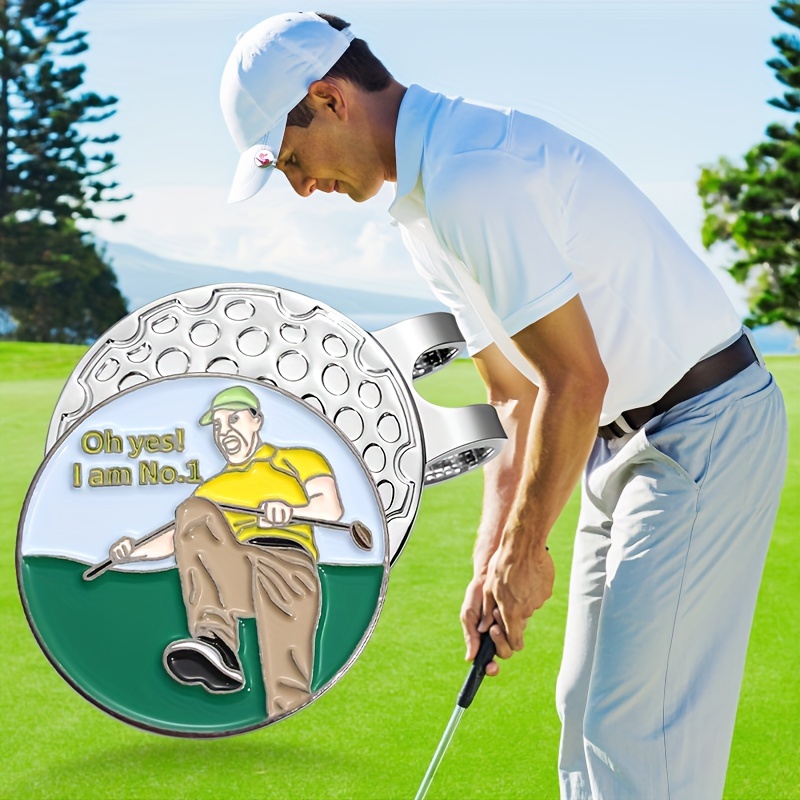 Funny Enamel Golf Ball Marker with Magnetic Hat Clip, 1pc Multicolor  Iron, Ideal Gift for Golf Lovers on Birthdays, Christmas, Halloween,  Thanksgivi