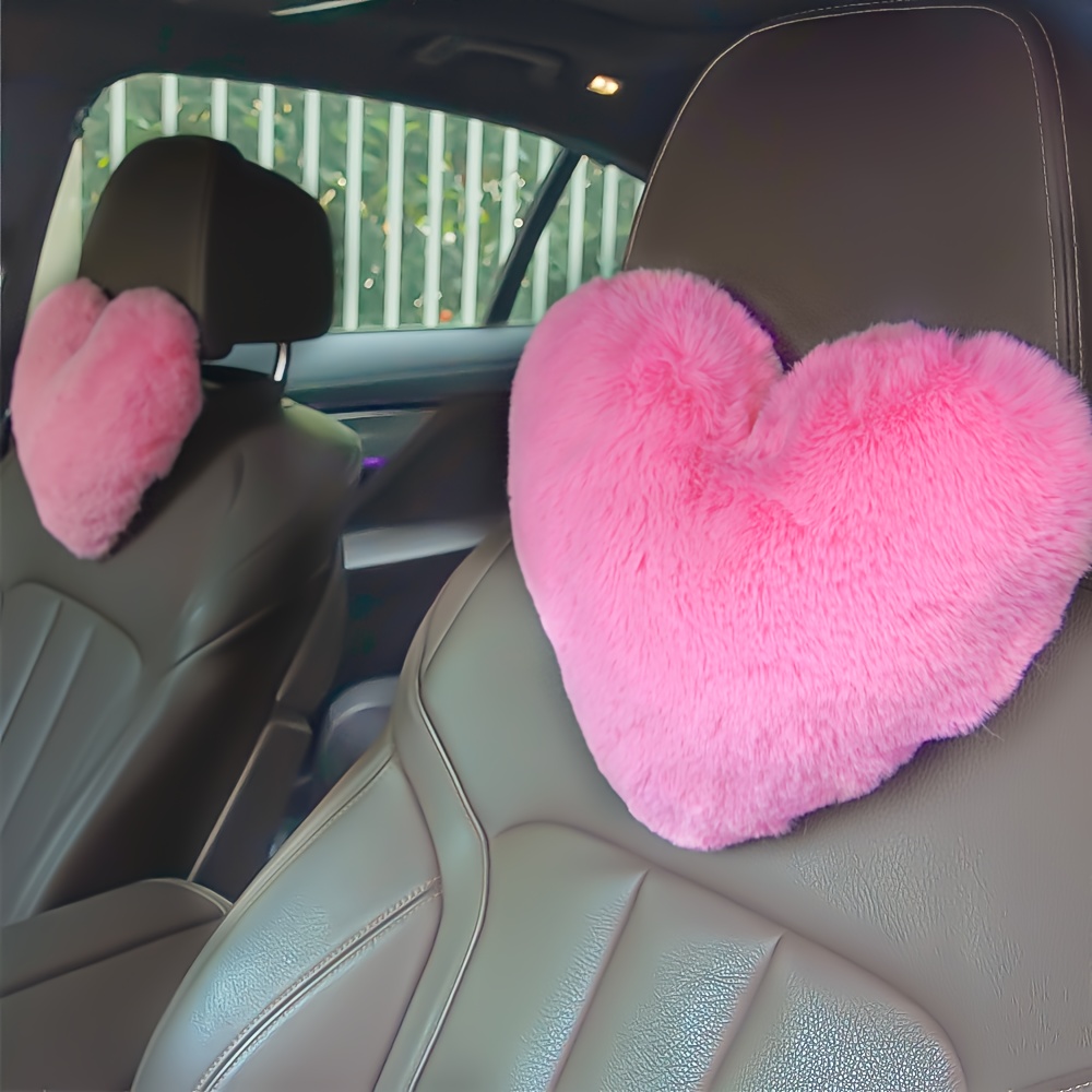 

Single Pack Car Headrest Imitation Plush Car Seat Cushion Neck Set Interior Accessories