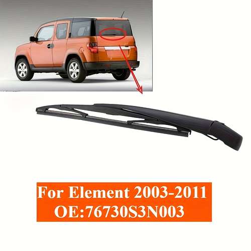 2MPLASTIC Front Windshield Wiper Blades For Honda Element 2003-2011 – Pair, 20 Inch, All Season, Direct Replacement