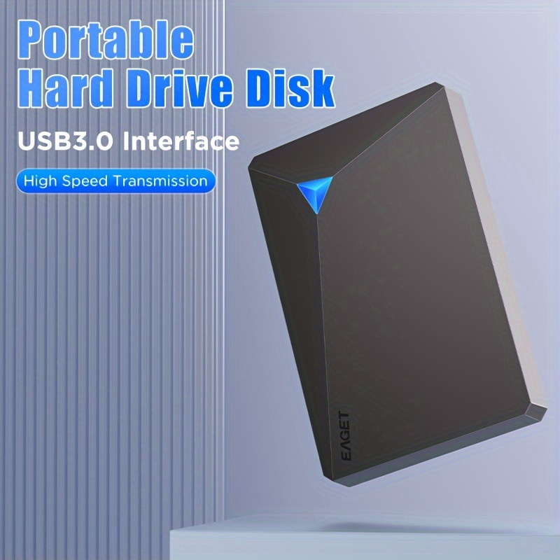 

Eaget Usb 3.0 External Hard Drive - , High-capacity Mechanical Hdd For Pc, Mac, Ps5/4, - Ideal For Gaming, Files, Videos & Music - In 250gb, 320gb, 500gb, 1tb, 4tb