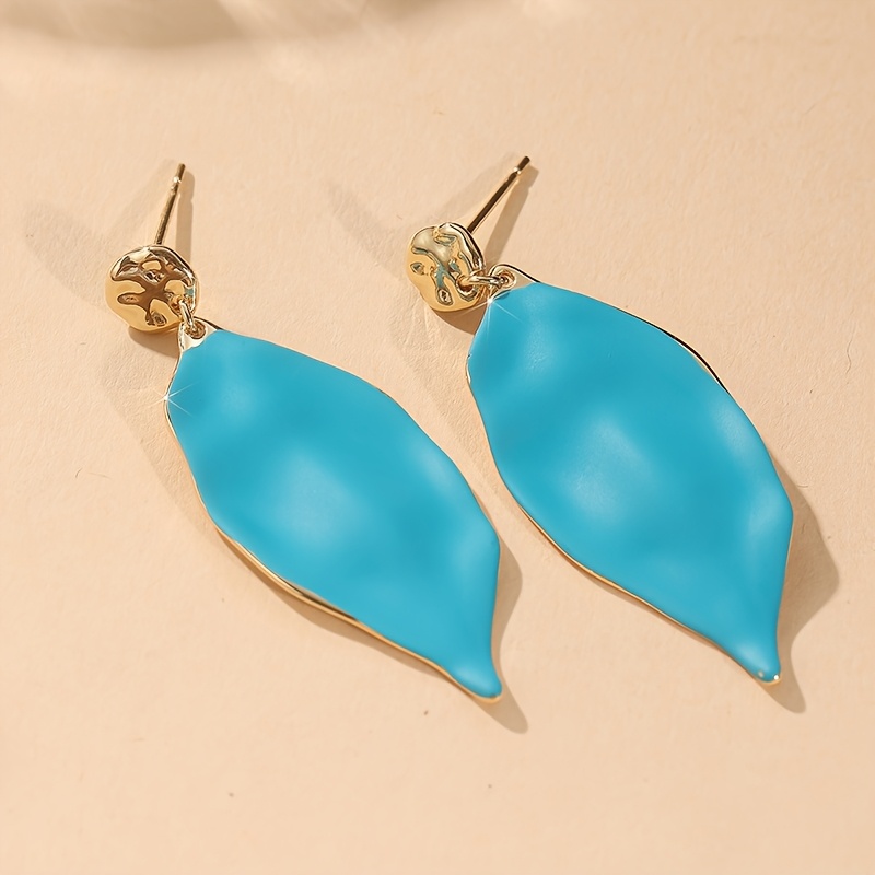 E-shop Vintage Ohrringe, Antike Bronze Blatt Bohemian Ohrringe für Damen, Anhänger Ohrringe