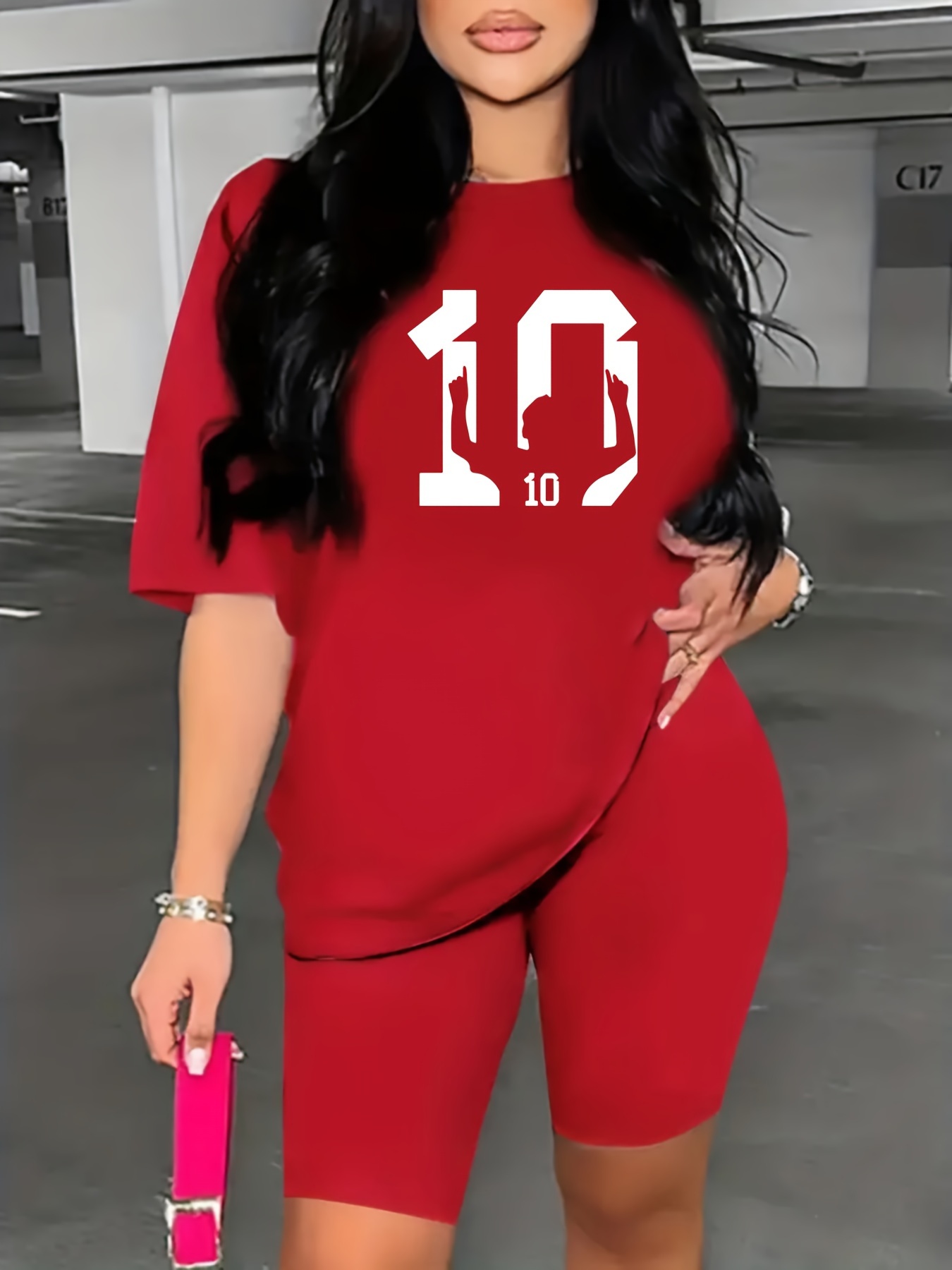 conjunto camiseta pantalones cortos fútbol mujer diseño Temu Mexico