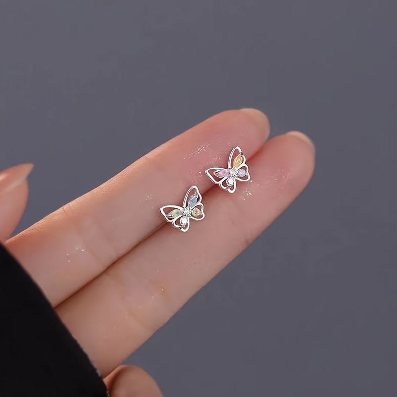 Image of Stud Earrings For Women, Colorful Elegant Design, Fashion Jewelry For Women