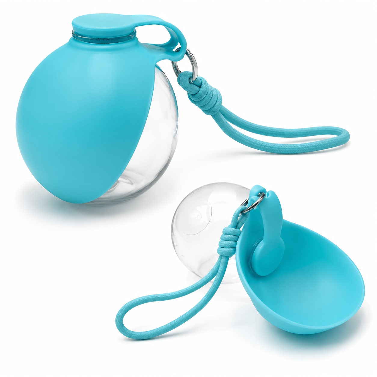 TEMU 1pc Outdoor Pet Walking Essential Leak-proof Portable Water Bottle, For , -in-one Travel Cup