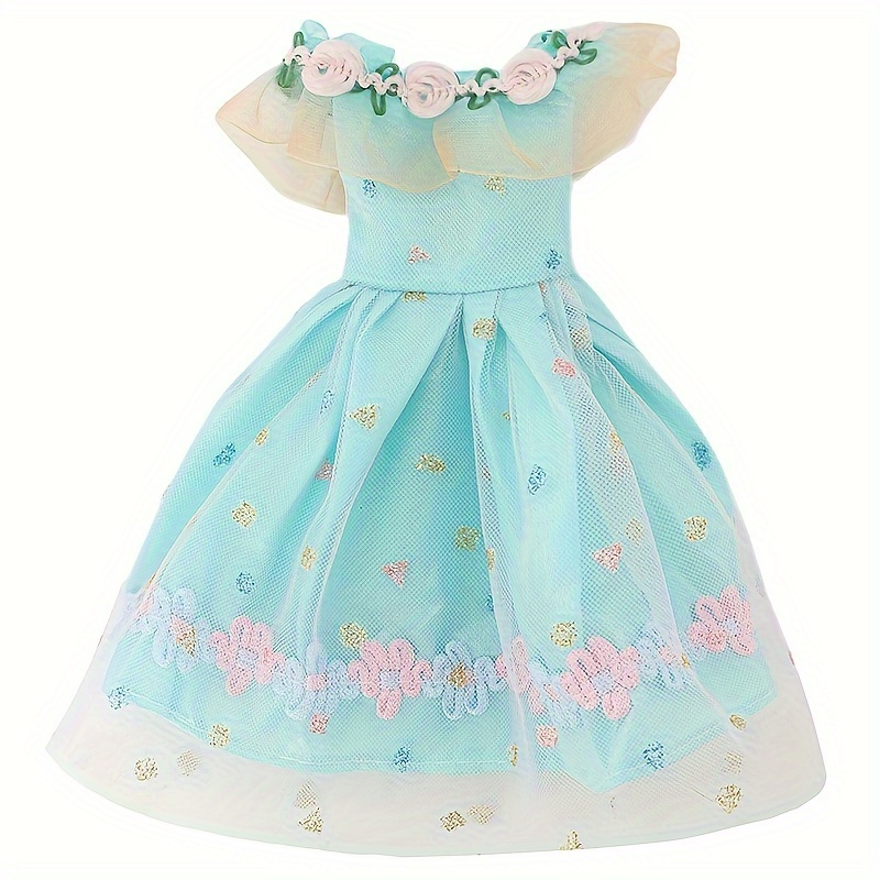 1pc fashion floral doll dress lace mini skirt party dress - Temu Bahrain