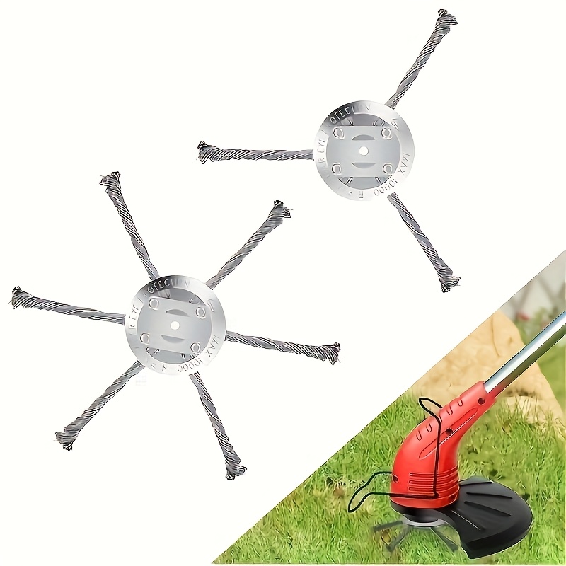 Weed Wacker Steel Wire Grass Trimmer Head Replacement Lawn Mower
